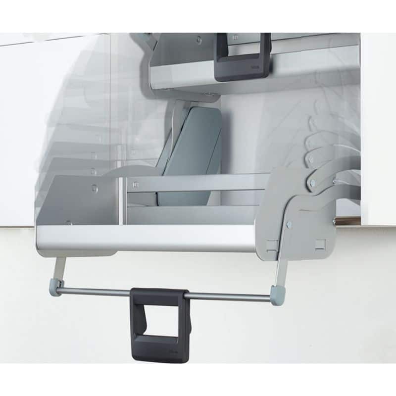 Ảnh kệ nâng hạ Imove Anthracite Double 600mm Hafele 504.68.323 Ảnh kệ nâng hạ Imove Anthracite Double 600mm Hafele 504.68.323