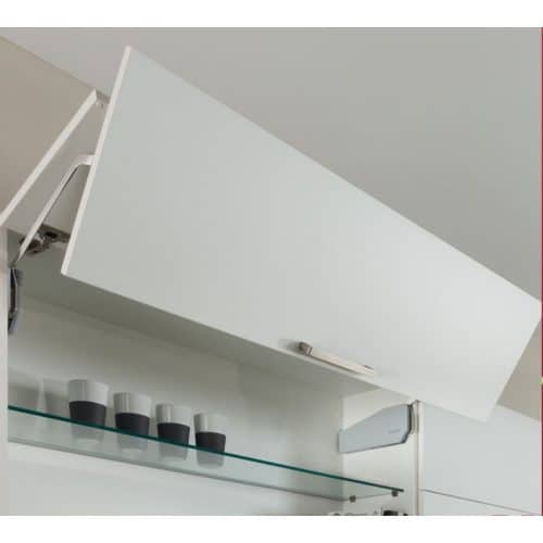 Ảnh thực tế bộ tay nâng FREE FOLD SHORT Hafele 493.05.899, trắng