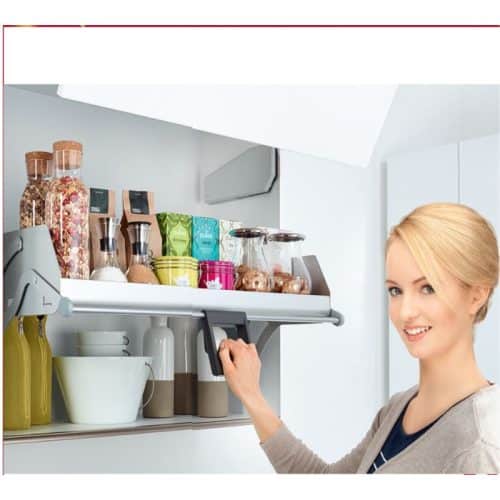 Kệ nâng hạ cho tủ bếp rộng 600mm, 1 khay, Hafele 504.68.913 4 Ảnh thực tế kệ nâng hạ cho tủ bếp rộng 600mm, 1 khay, Hafele 504.68.913