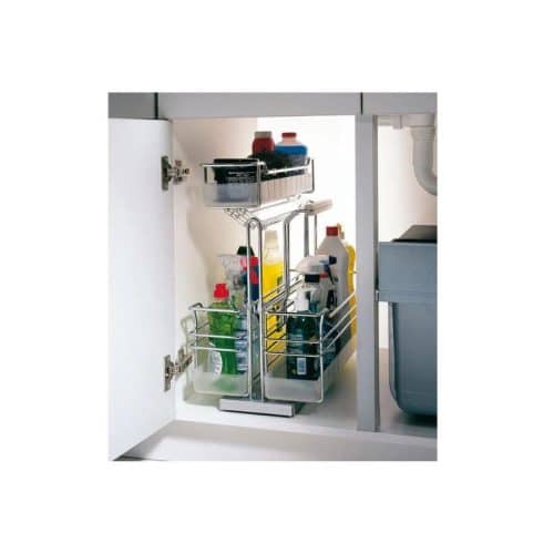 Ảnh thực tế rổ kéo đựng dụng cụ vệ sinh Portero 3 Hafele 545.48.262