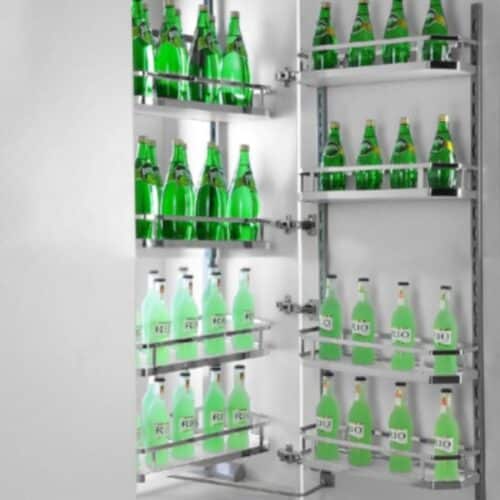 Ảnh thực tế rổ kéo 6 tầng Wire basket, rộng 450mm Hafele 545.94.102