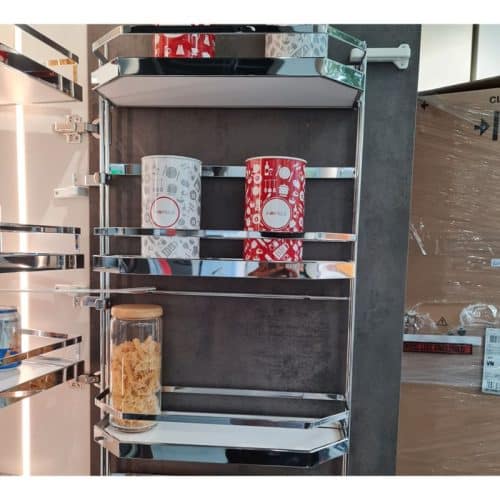 Ảnh thực tế bộ kệ đựng thực phẩm 6 tầng 500/1700mm TANDEM Hafele 545.94.632