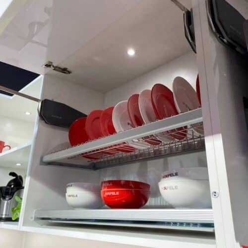 Ảnh thực tế khay up chén đĩa Hafele 544.01.007 KT 564x263mm