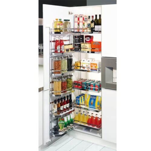 Ảnh thực tế rổ kéo 6 tầng Wire basket, rộng 500mm Hafele 545.94.122