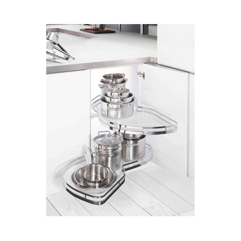 Bộ rổ góc LEMANS II Hafele 541.32.671, màu Crom Bộ rổ góc LEMANS II Hafele 541.32.671, màu Crom