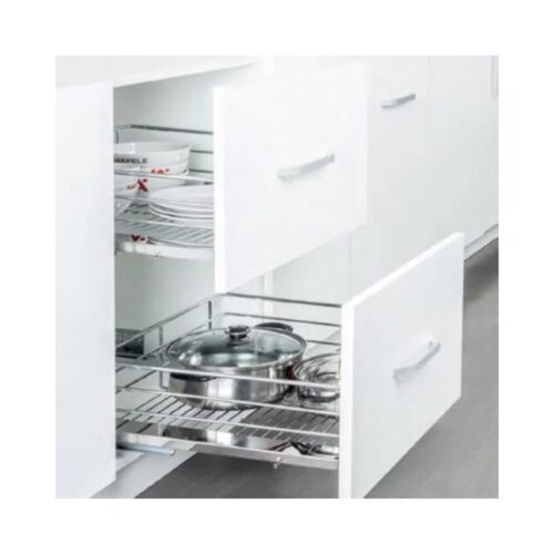 Bộ rổ kéo gắn với cánh Hafele 549.03.141 cho tủ rộng 400mm