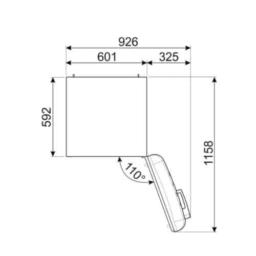 Kích thước Tủ lạnh Hafele Smeg FAB28RDIT5 535.14.537