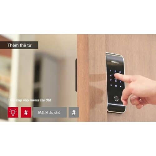 Khóa cửa điện tử Hafele ER5100 912.05.319 6 Lắp đặt Khóa cửa điện tử Hafele ER5100 912.05.319