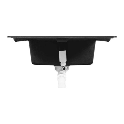 Mặt dưới Chậu rửa bát đá 1 hố Hafele HS20-GED1S60 570.32.330 màu đen