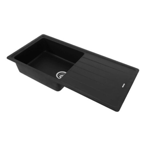 Mặt nghiêng Chậu rửa bát đá 1 hố Hafele HS20-GED1S60 570.32.330 màu đen