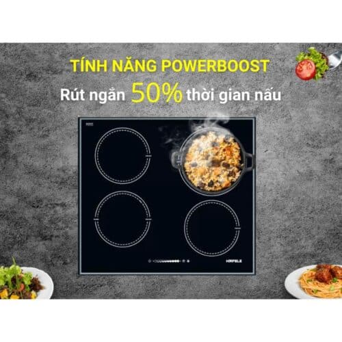 Bếp hồng ngoại 4 vùng nấu Hafele 536.01.781 4 Tính năng Bếp điện 4 vùng nấu Hafele 536.01.781