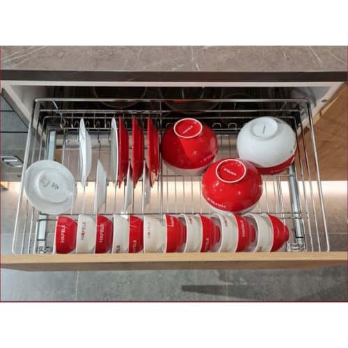 Ảnh thực tế bộ rổ chén đĩa CAPPELLA Cucina 549.08.005 Inox 304