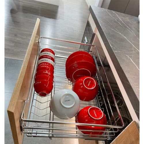 Ảnh thực tế bộ rổ chén đĩa CAPPELLA Cucina 549.08.006 Inox 304