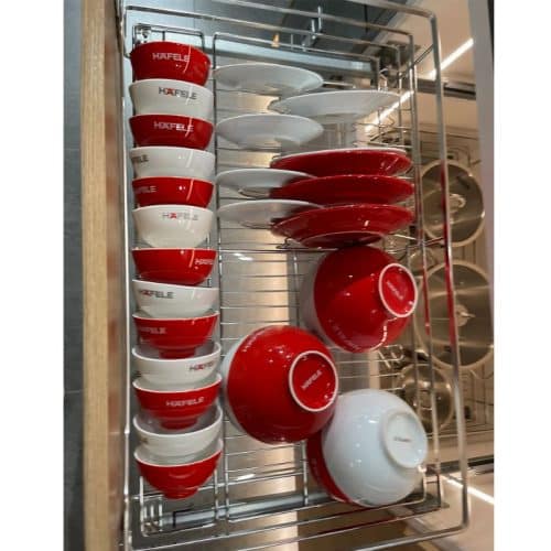 Ảnh thực tế bộ rổ chén đĩa CAPPELLA Cucina 549.08.008 Inox 304