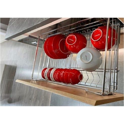 Giá kệ bát đĩa CAPPELLA Cucina 549.08.206 mạ chrome 6 Ảnh thực tế bộ rổ chén đĩa CAPPELLA Cucina 549.08.206 mạ chrome