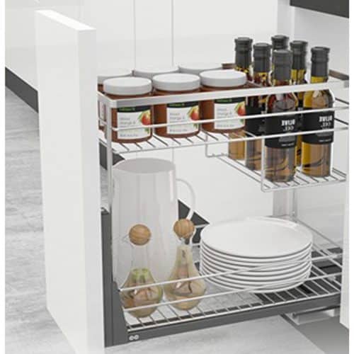 Ảnh thực tế bộ rổ gia vị SONATA Cucina 549.20.231 mạ chrome