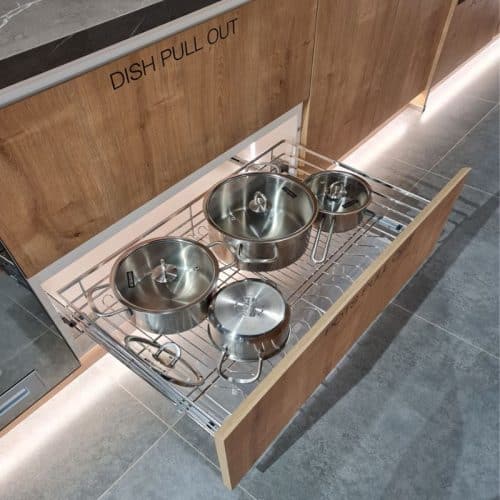 Ảnh thực tế bộ rổ xoong nồi CAPPELLA Cucina 549.08.028 Inox 304