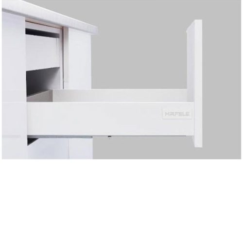 Ảnh thực tế ray hộp Hafele 552.75.705 Alto màu trắng, H84X500MM