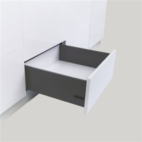 Ảnh thực tế ray hộp Hafele 552.35.345 Alto-S H120 mm màu xám đậm