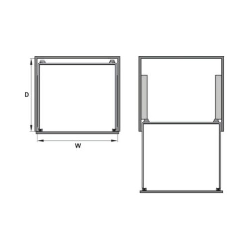 Giá kệ bát đĩa CAPPELLA Cucina 549.08.206 mạ chrome 7 Thiết kế của Bộ rổ chén đĩa CAPPELLA Cucina 549.08.206 mạ chrome