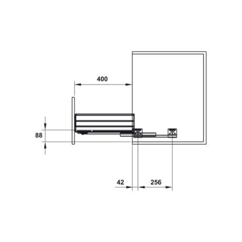 Giá kệ bát đĩa CUCINA CAPPELLA 549.08.144 600mm Inox 304 9 Thiết kế của Bộ rổ chén đĩa CUCINA CAPPELLA 549.08.144 600mm Inox 304