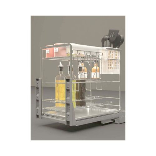 Bộ rổ dao thớt, chai lọ SONATA Cucina 549.20.215 mạ chrome