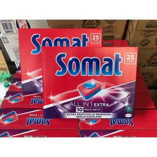 Hộp viên rửa Somat 25 viên của Đức dành cho máy rửa bát