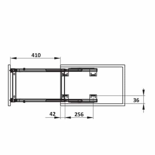 Lắp đặt bộ rổ dao thớt, chai lọ SONATA Cucina 549.20.215 mạ chrome