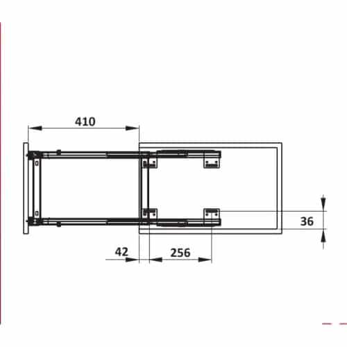 Lắp đặt bộ rổ gia vị SONATA Cucina 549.20.231 mạ chrome