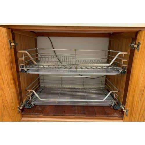 Mặt trước bộ rổ chén đĩa CUCINA CAPPELLA 549.08.148 900mm Inox 304