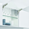 Bộ tay nâng FREE FLAP 1.7 Hafele 493.05.832 nắp xám 2 phu kien tu bep 493 05 832