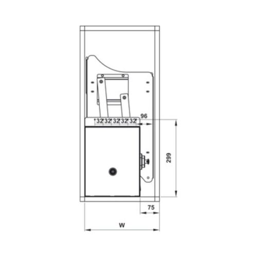 Thiết kế của Rổ chén đĩa di động lướt tròn LENTO Cucina 504.76.205 mạ chrome