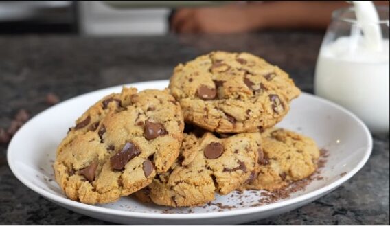 cach lam banh quy bang noi chien khong dau 4