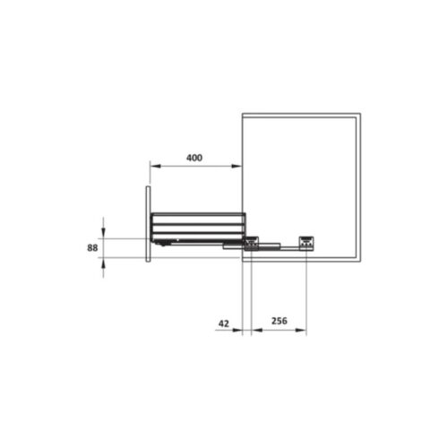 Bộ rổ xoong nồi Hafele Cappella 549.08.023 600mm