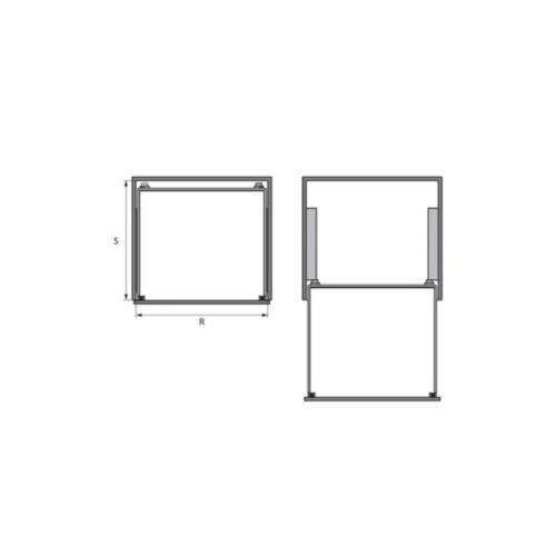 Giá bát đĩa Hafele Cappella 549.08.154 900mm 3 Bộ rổ bát đĩa Hafele Cappella 549.08.154 900mm