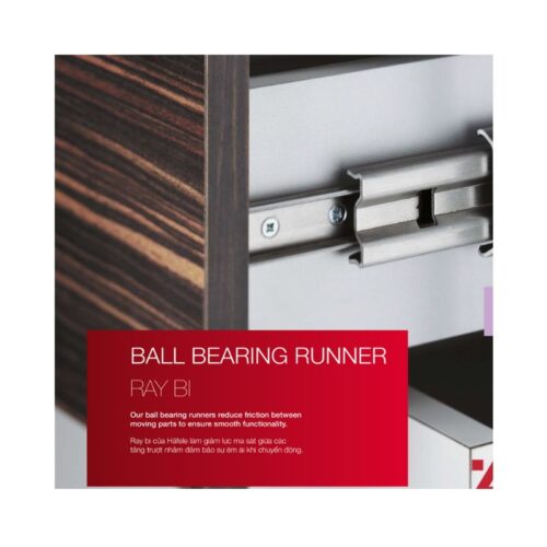 Ray bi không giảm chấn dài 300mm Hafele 494.02.141 3 anh thuc te cua ray bi khong giam chan dai 300mm hafele 494 02 141