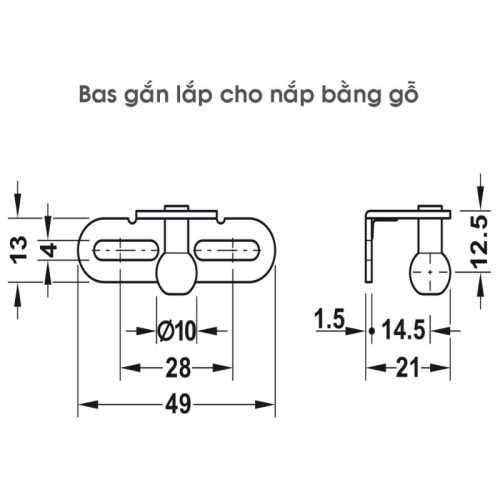 Pittong đẩy cánh tủ 80N Hafele 373.82.907 6 bas cho nap go pittong day canh tu 80n hafele 373 82 907