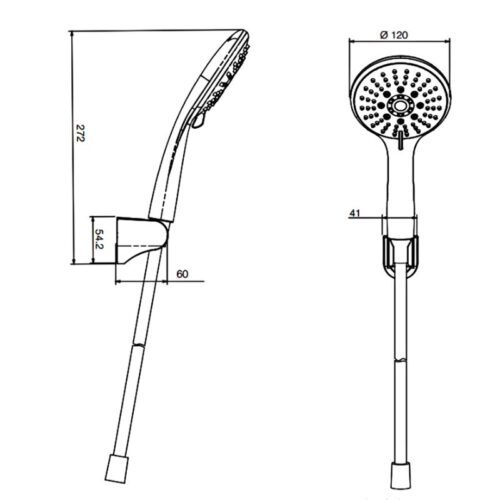 kich thuoc bo sen tay 5 chuc nang airsense hafele 485 60 626