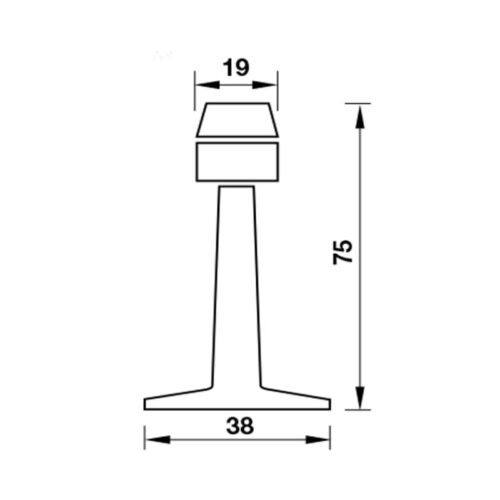 kich thuoc chan cua gan tuong 65mm hafele diy 489 70 204