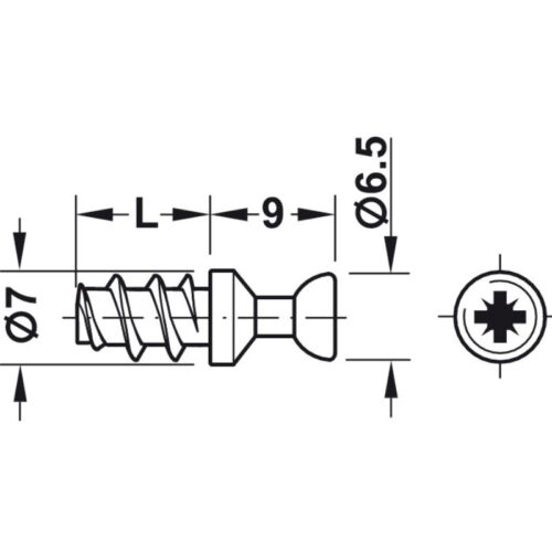 kich thuoc chot noi rafix s20 7 5mm hafele 263 20 131