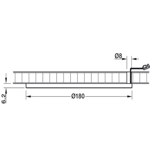 kich thuoc den led chieu 3023 lap noi 24v hafele 833 77 131