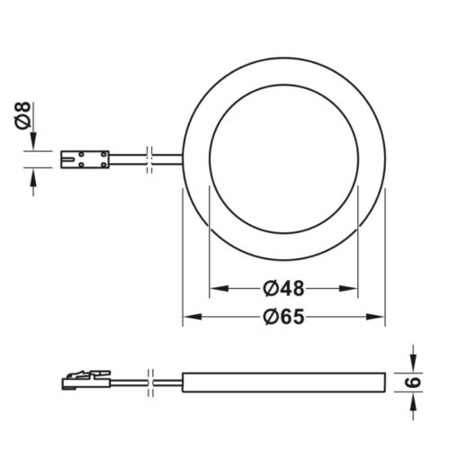 Đèn Led chiếu 3035 lắp nổi 24V Hafele 833.77.191 4 kich thuoc den led chieu 3035 lap noi 24v hafele 833 77 191