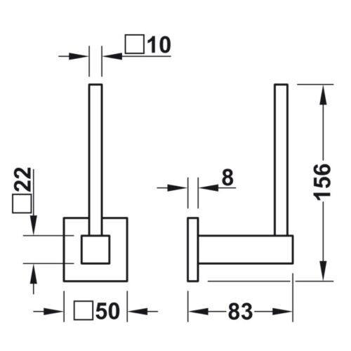 kich thuoc gia giu cuon giay ve sinh hafele 980 60 762