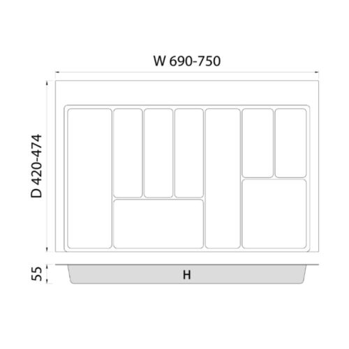kich thuoc khay chia tu bep hafele 7 806 942 1