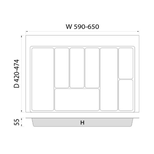 kich thuoc khay chia tu bep hafele 700mm imundex 7 806 940