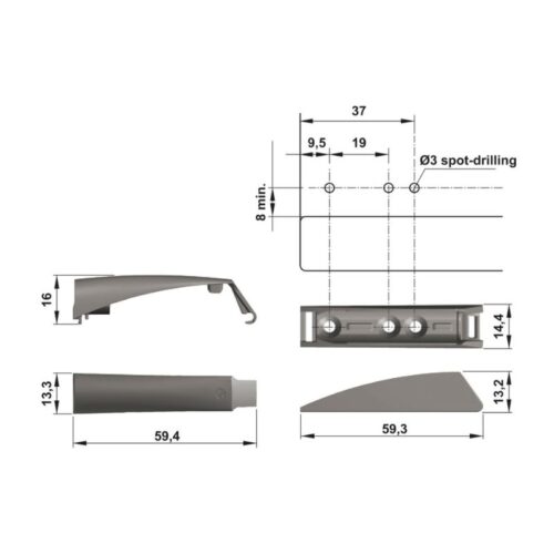 kich thuoc nap che va de cho nem nhan loai vua hafele 356 12 326