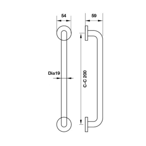 kich thuoc tay nam keo mau den c c 200mm hafele 903 12 573 1