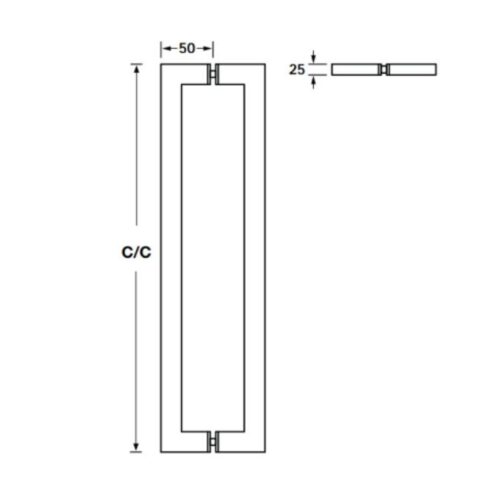 kich thuoc tay nam keo vuong 1100mm hafele 903 08 507 1