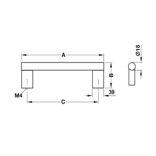 kich thuoc tay nam nhom 359 mm hafele 107 55 938