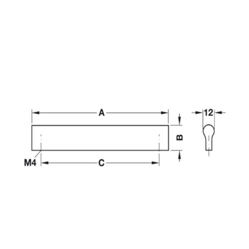 kich thuoc tay nam nhom 84 mm hafele 155 01 115